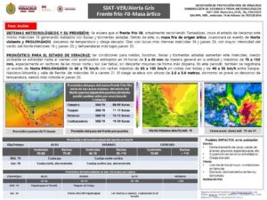 PC emite Alerta Gris y recomendaciones por Norte