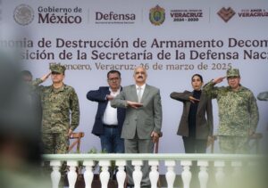 Destruyen armas de fuego decomisadas en Xalapa, Veracruz y Córdoba