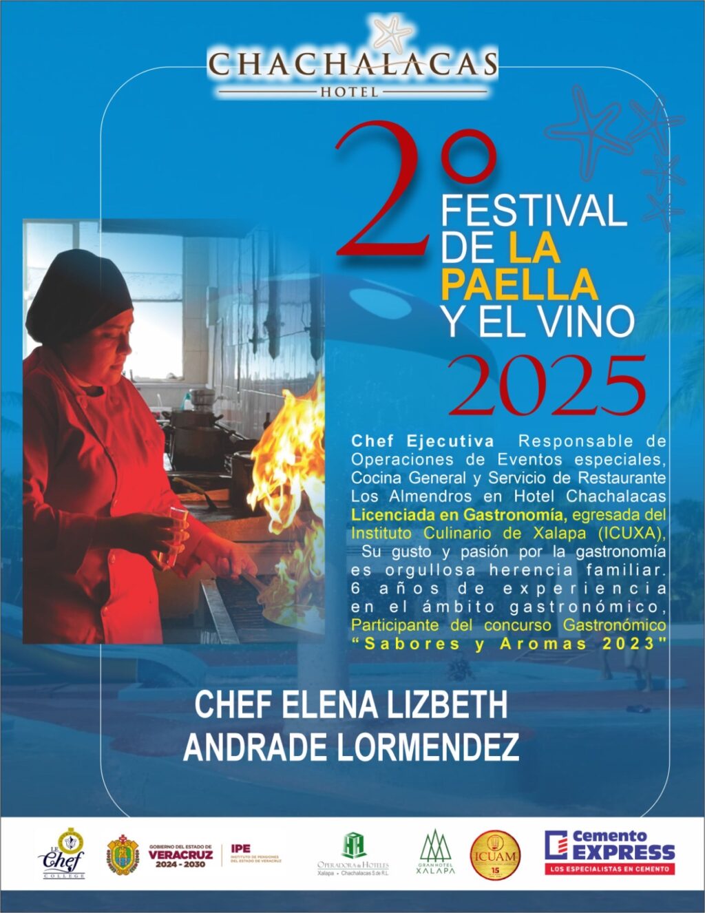 Este sábado, no te pierdas del segundo Festival de la paella y el vino 2025 en el Hotel Chachalacas